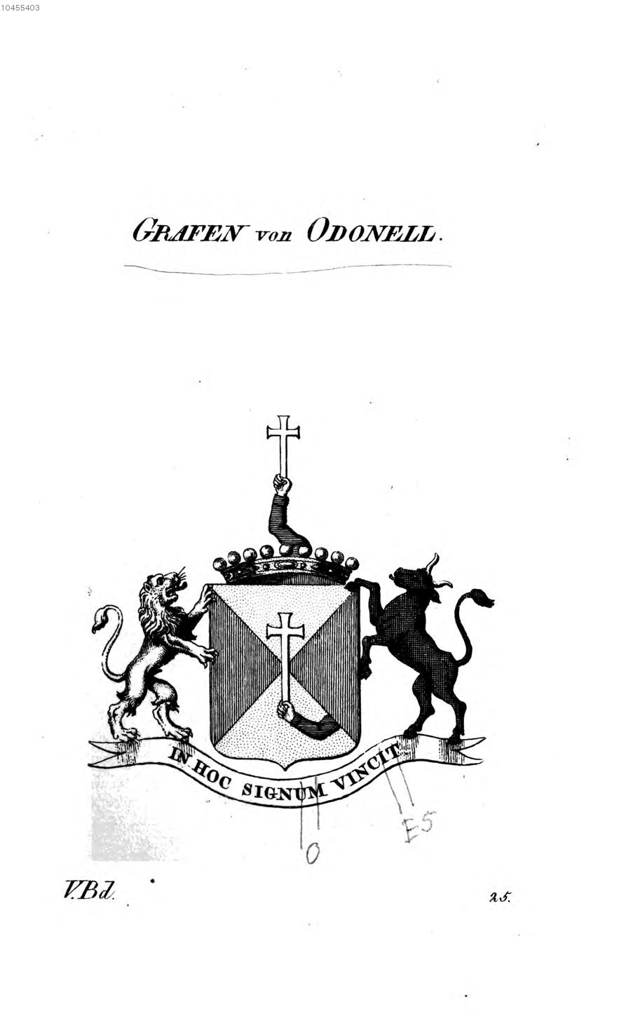 Odonell — Tyroff オーストリア君主国紋章集の原図