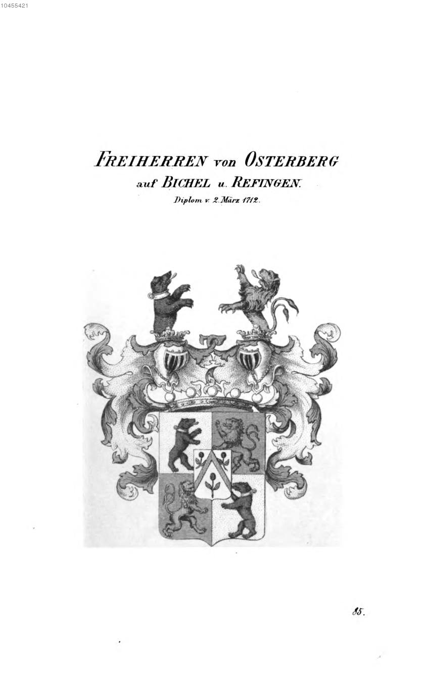 Osterberg Auf Bichel — Tyroff オーストリア君主国紋章集の原図