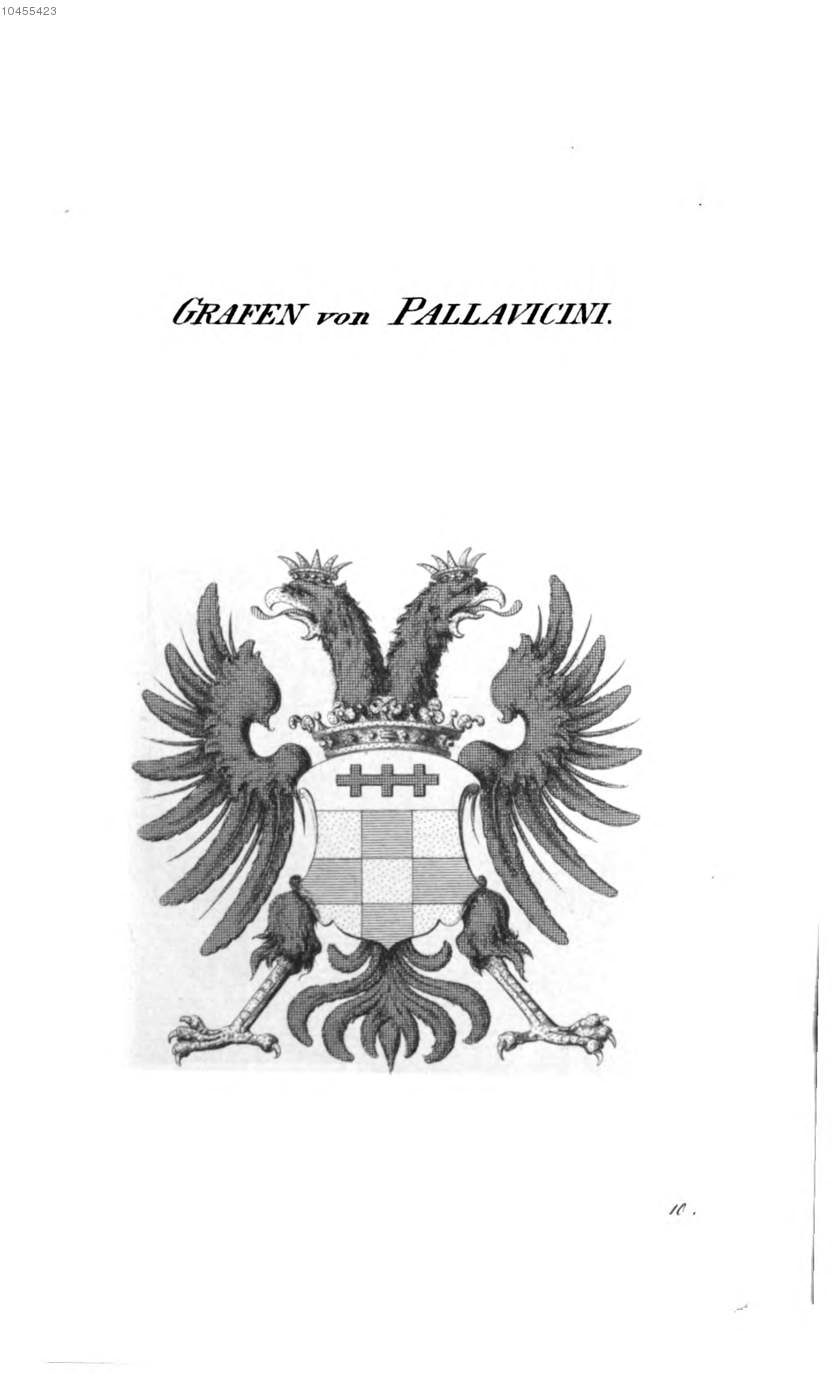 Pallavicini 3 — Tyroff オーストリア君主国紋章集の原図