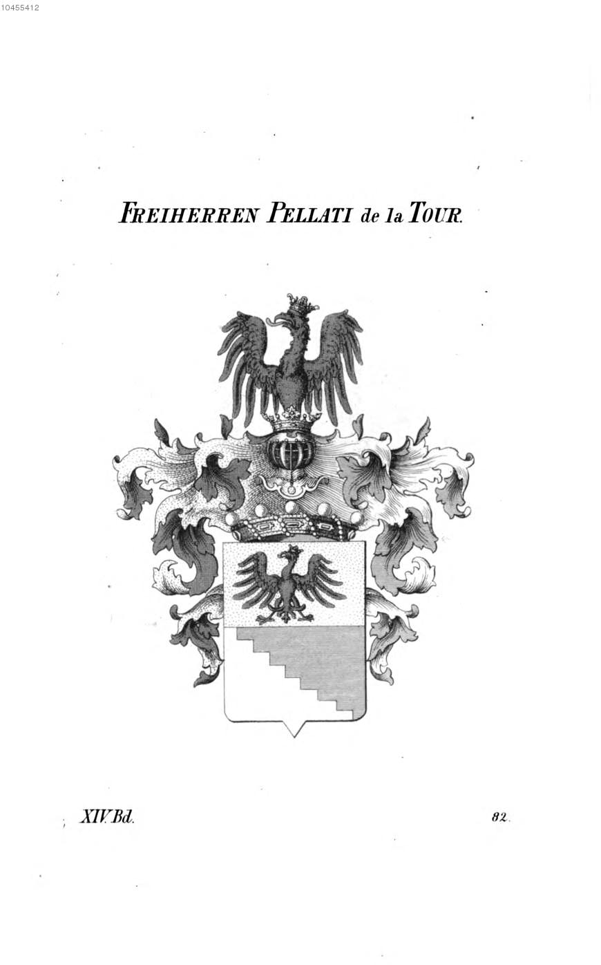 Pellati de La Tour — Tyroff オーストリア君主国紋章集の原図