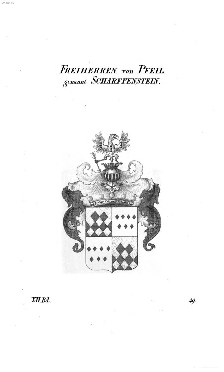Pfeil Scharffenstein — Tyroff オーストリア君主国紋章集の原図
