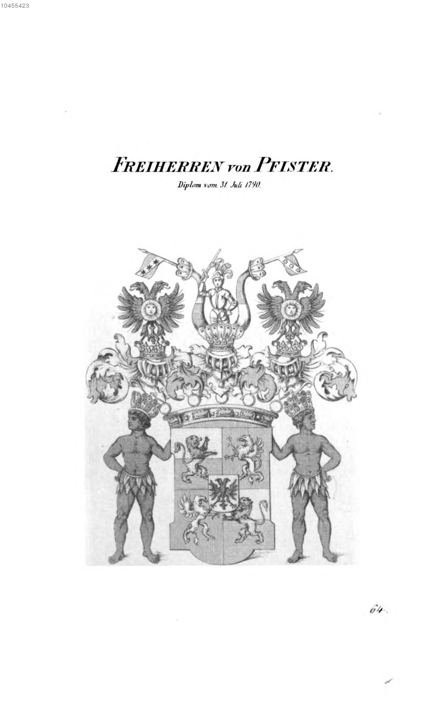 Pfister — Tyroff オーストリア君主国紋章集の原図