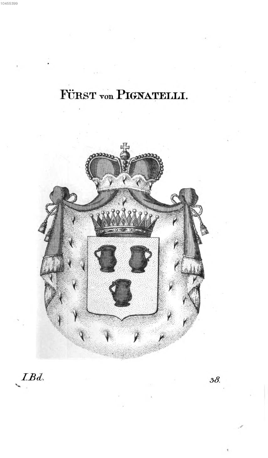 Pignatelli — Tyroff オーストリア君主国紋章集の原図