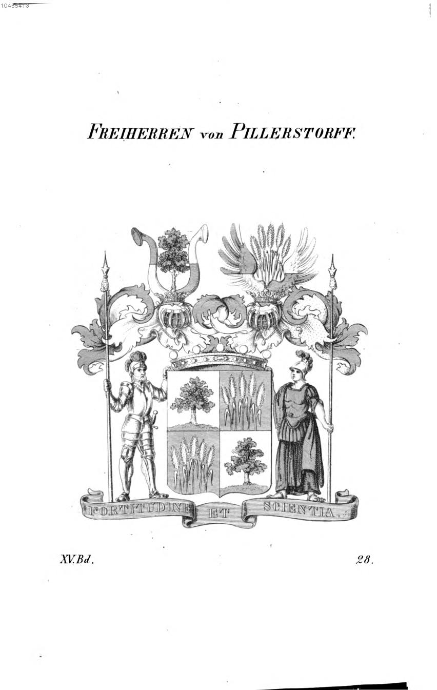 Pillerstorff — Tyroff オーストリア君主国紋章集の原図
