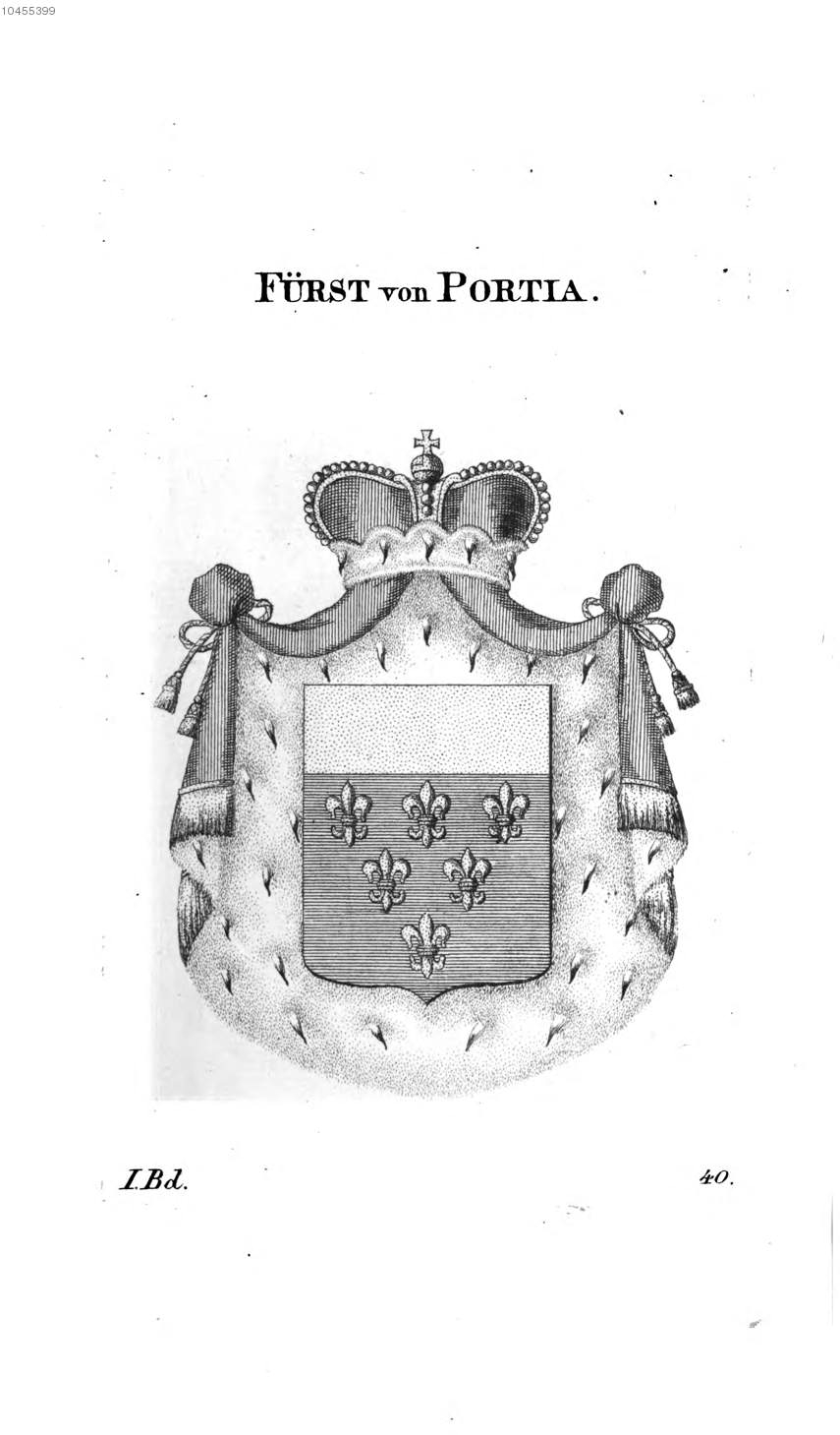 Portia — Tyroff オーストリア君主国紋章集の原図