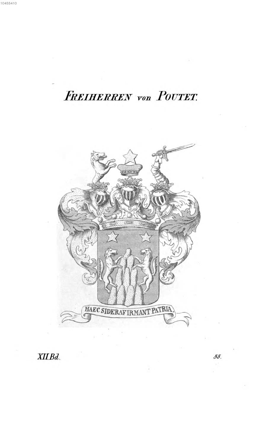 Poutet — Tyroff オーストリア君主国紋章集の原図