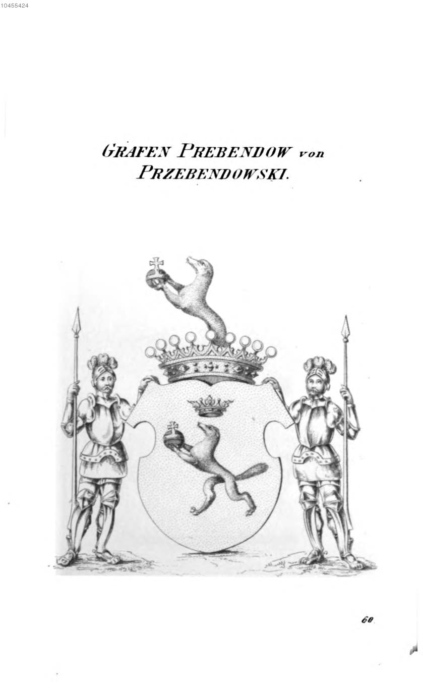 Prebendow von Przebendowski 2 — Tyroff オーストリア君主国紋章集の原図