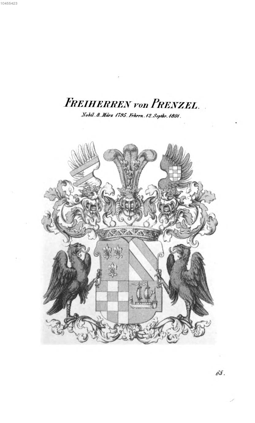 Prenzel — Tyroff オーストリア君主国紋章集の原図