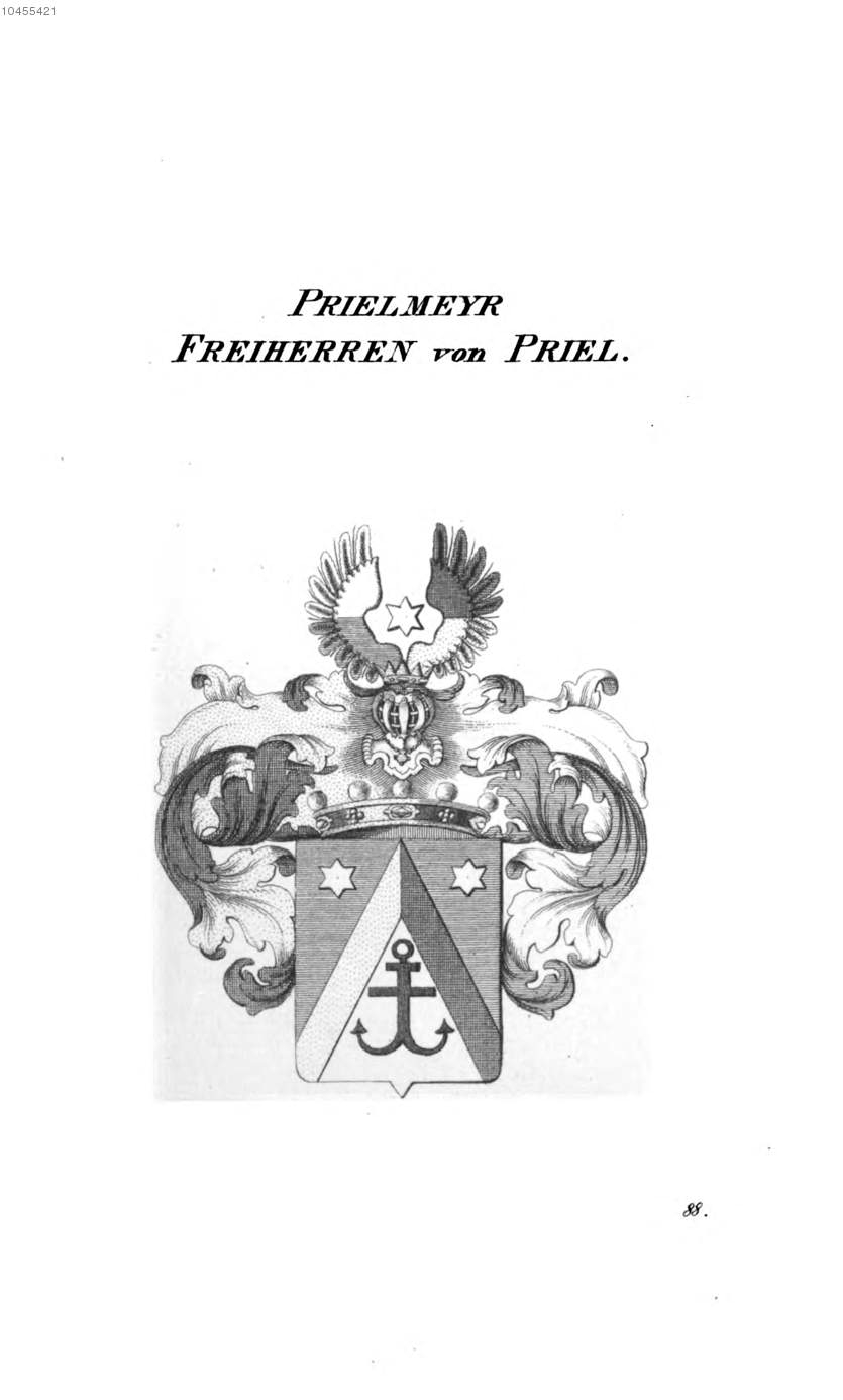 Prielmeyr von Priel — Tyroff オーストリア君主国紋章集の原図