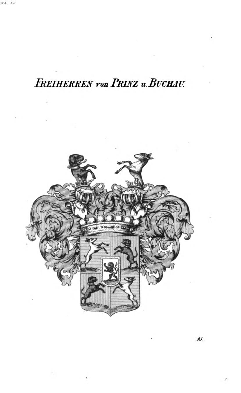Prinz und Buchau — Tyroff オーストリア君主国紋章集の原図