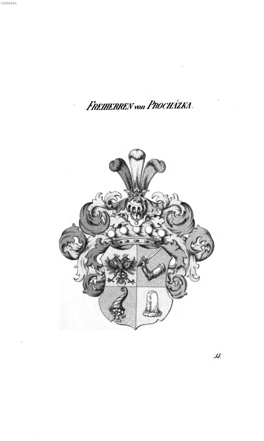 Prochazka — Tyroff オーストリア君主国紋章集の原図