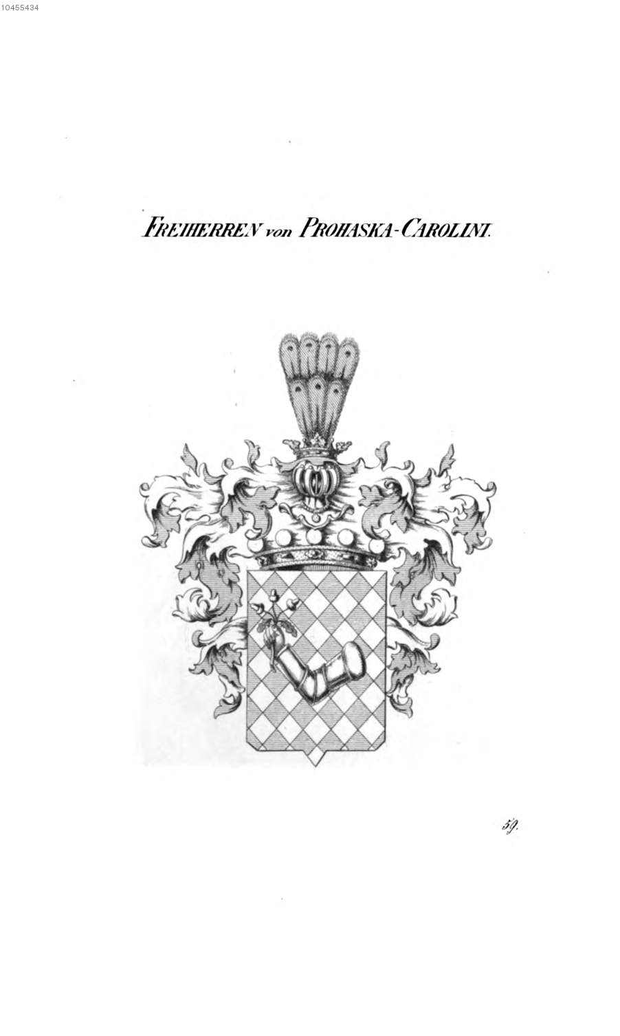 Prohaska Carolini — Tyroff オーストリア君主国紋章集の原図