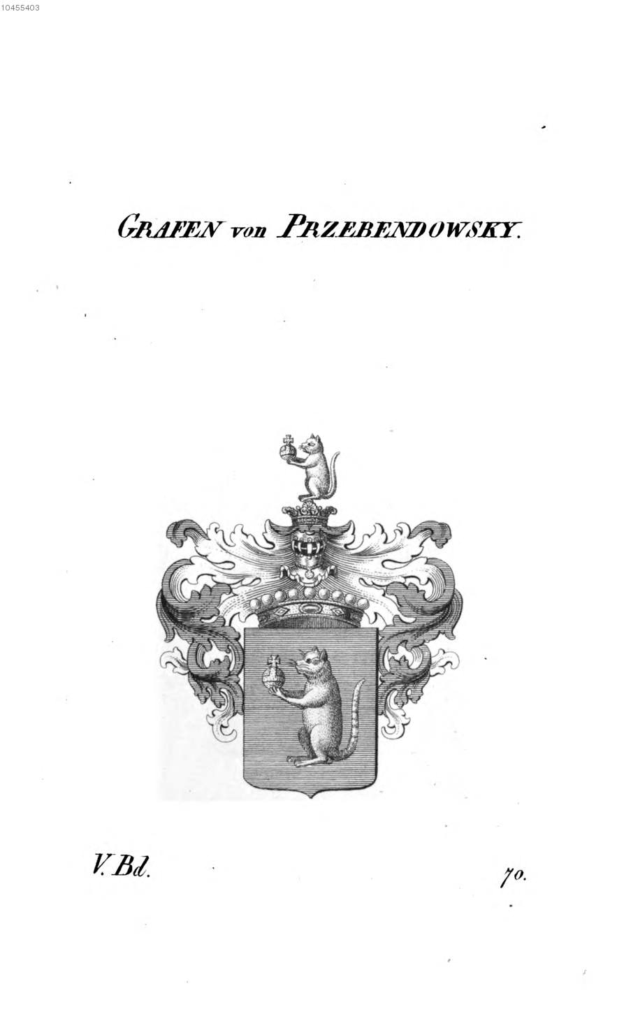 Przebendowsky — Tyroff オーストリア君主国紋章集の原図
