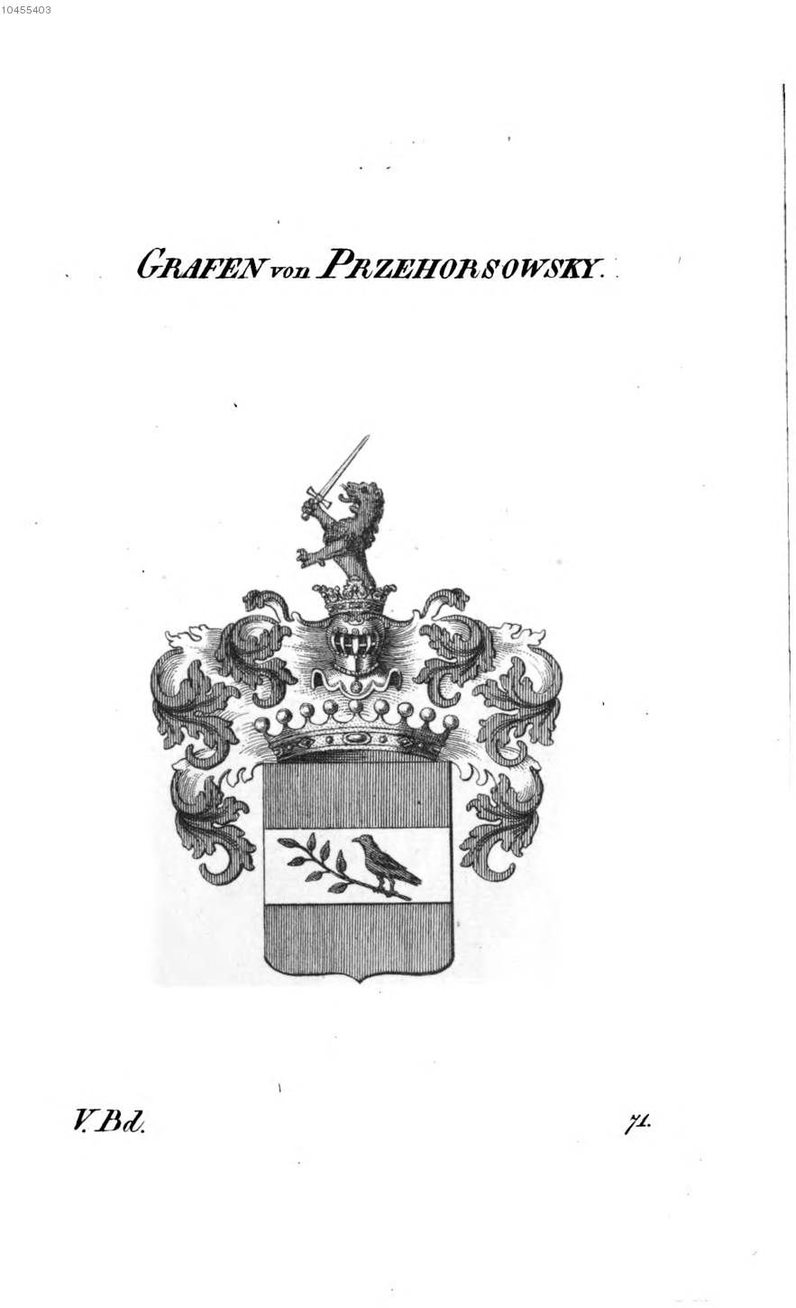 Przehorsowsky — Tyroff オーストリア君主国紋章集の原図