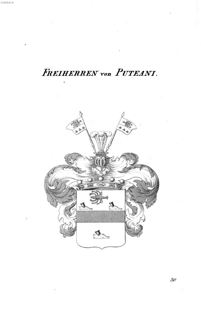 Puteani 2 — Tyroff オーストリア君主国紋章集の原図