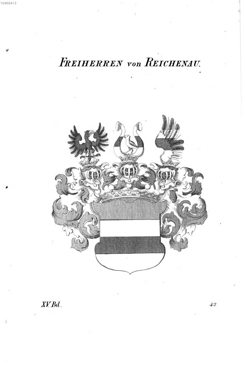 Reichenau — Tyroff オーストリア君主国紋章集の原図