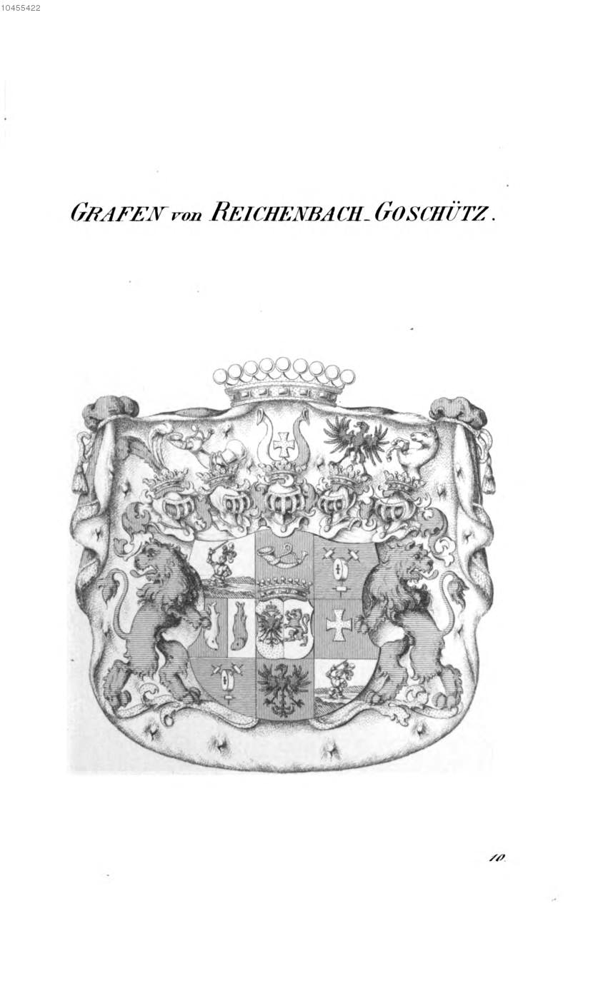 Reichenbach Goschütz — Tyroff オーストリア君主国紋章集の原図