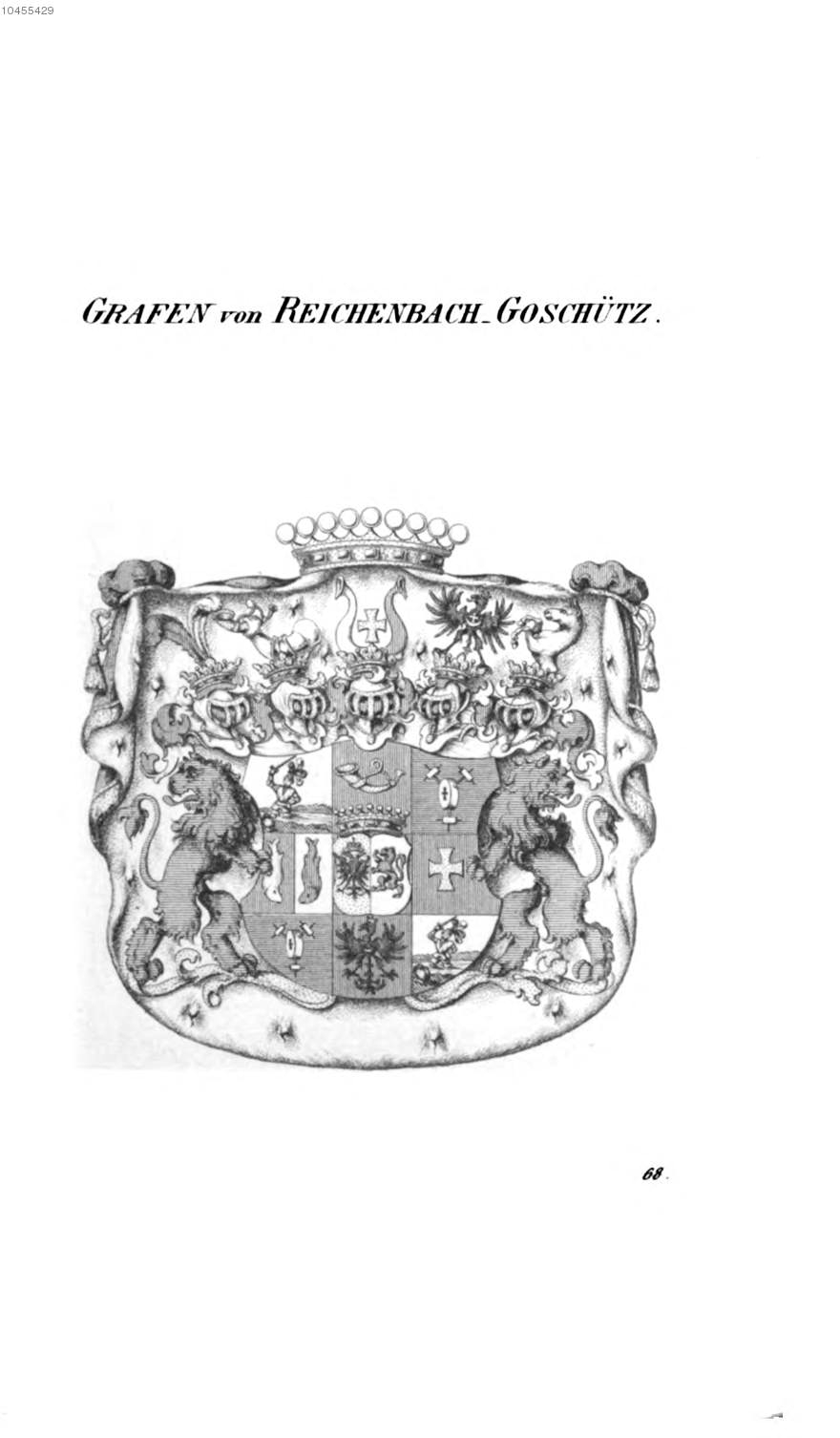 Reichenbach Goschütz 2 — Tyroff オーストリア君主国紋章集の原図