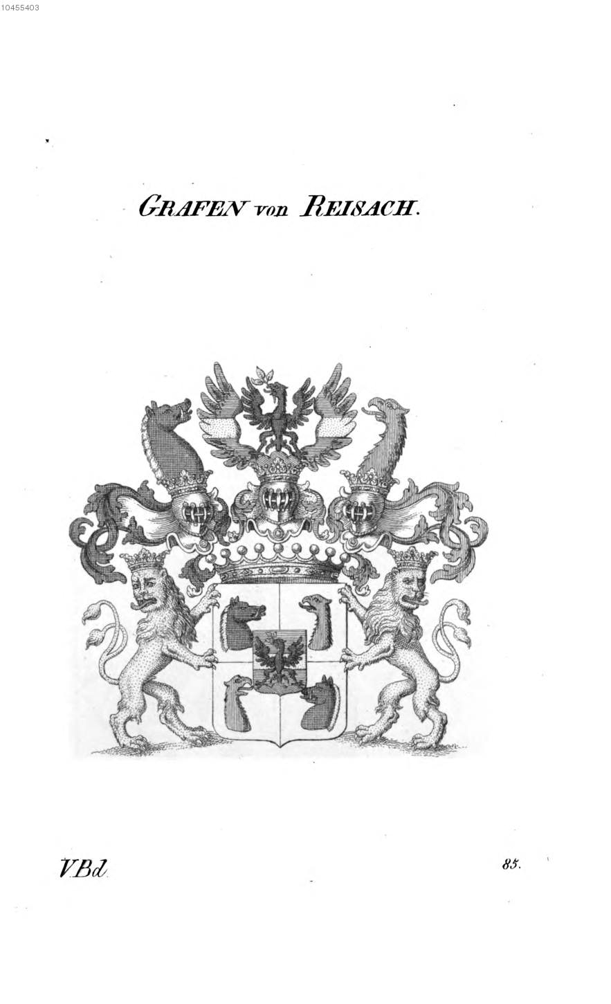 Reisach — Tyroff オーストリア君主国紋章集の原図