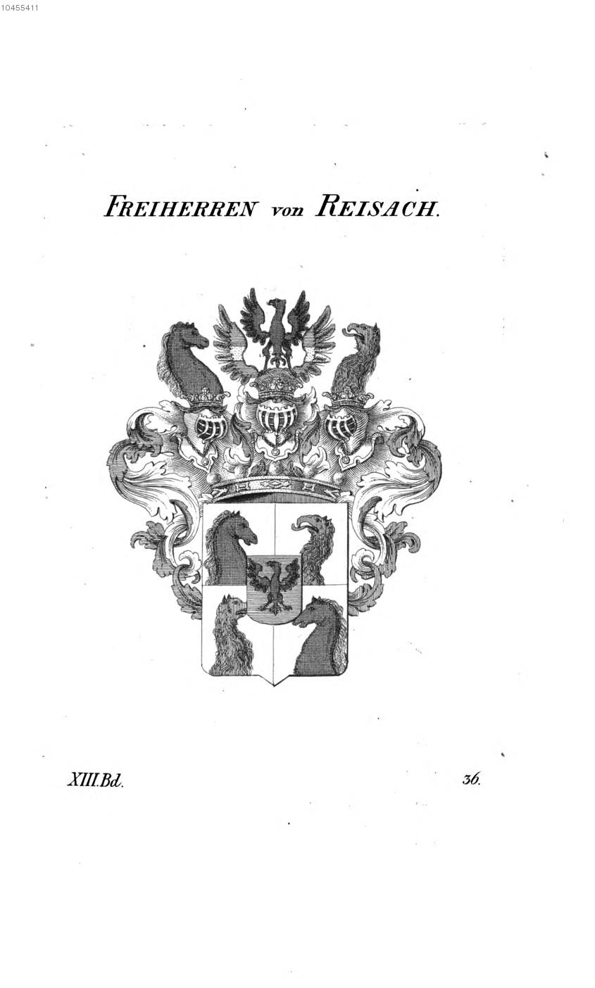 Reisach 2 — Tyroff オーストリア君主国紋章集の原図