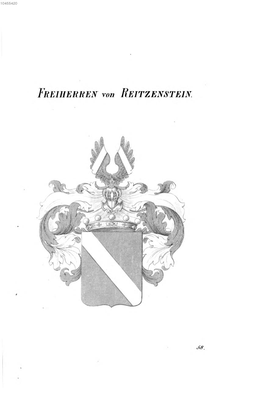Reitzenstein — Tyroff オーストリア君主国紋章集の原図