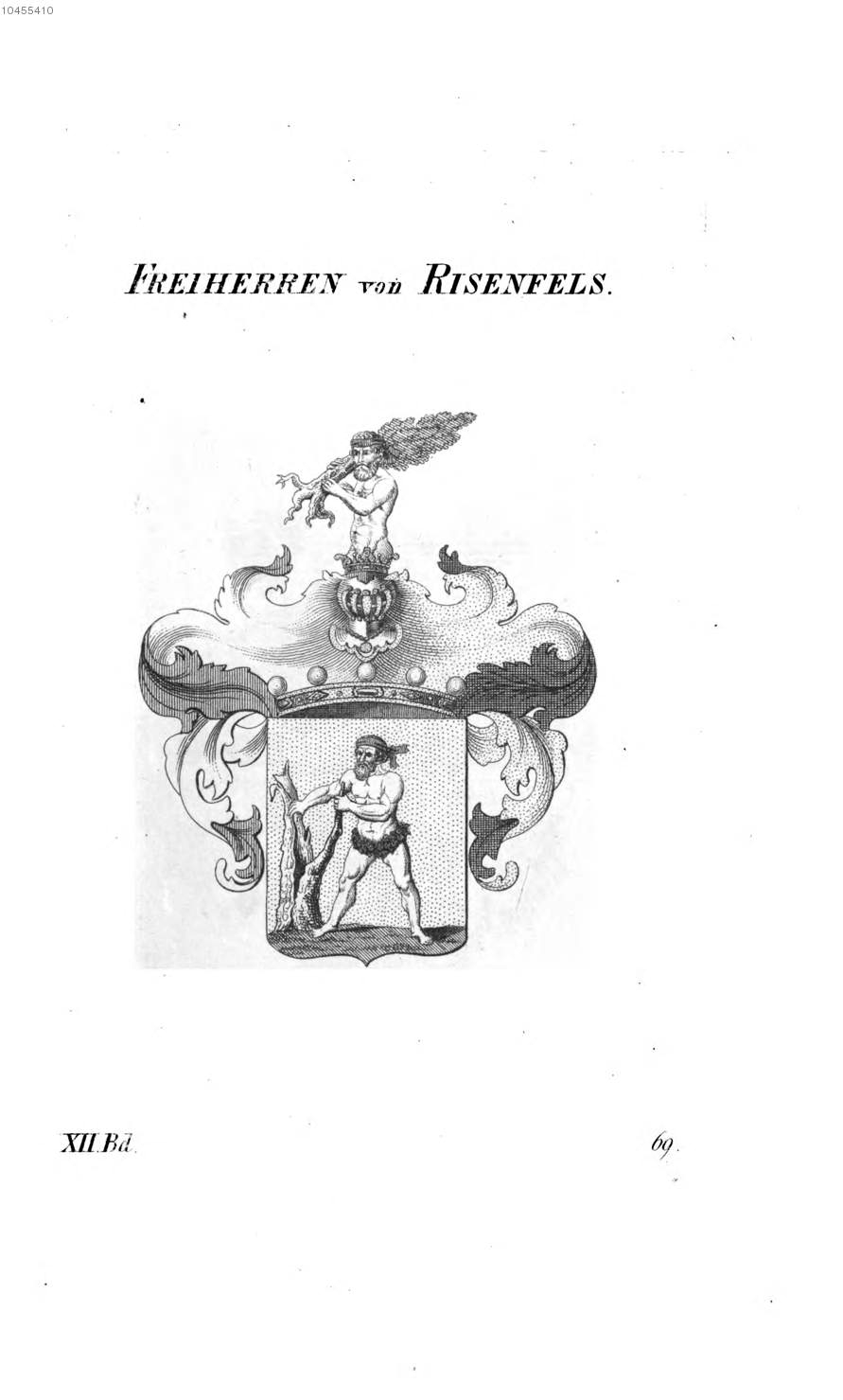 Risenfels — Tyroff オーストリア君主国紋章集の原図