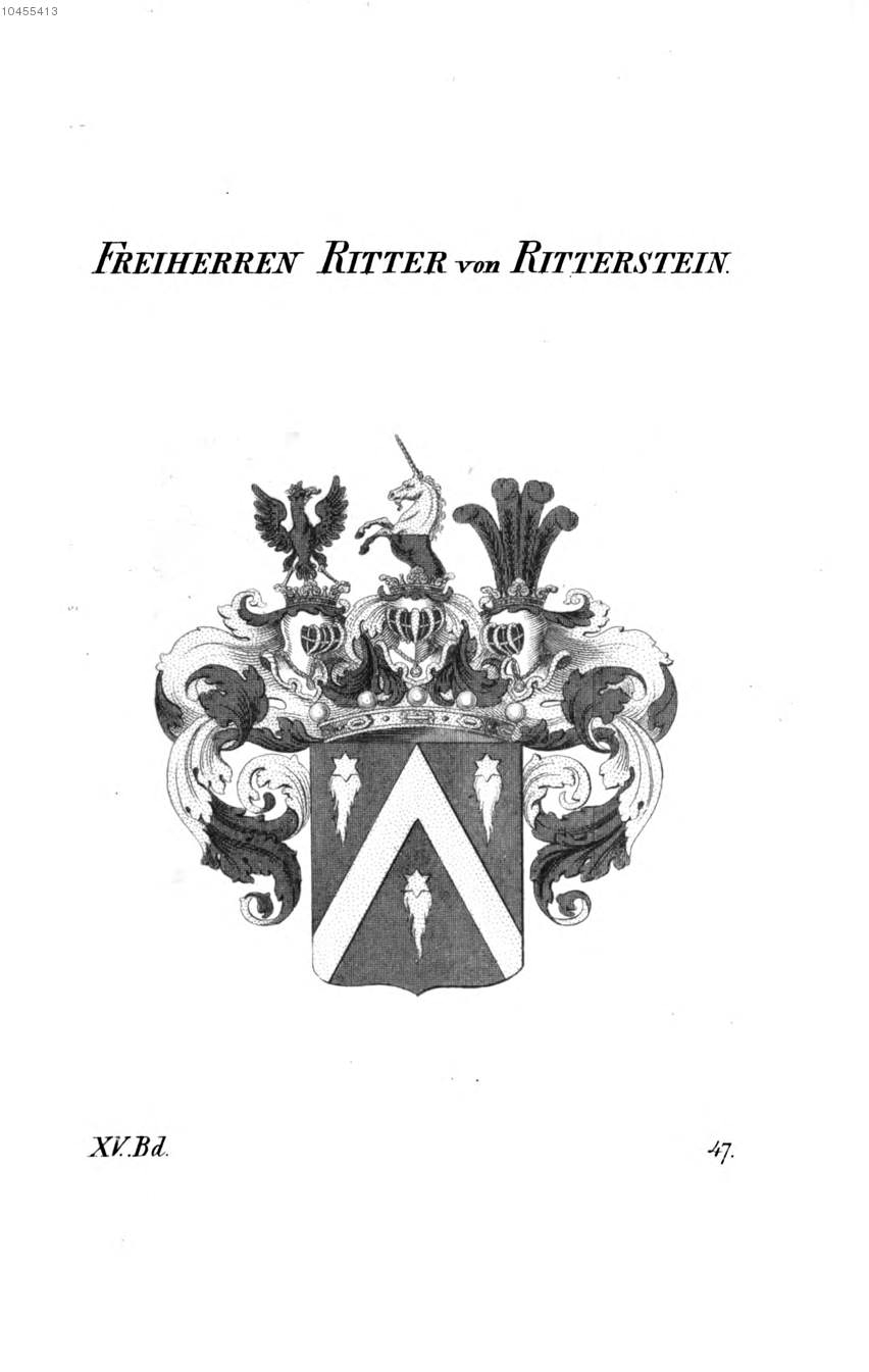 Ritter von Ritterstein 2 — Tyroff オーストリア君主国紋章集の原図