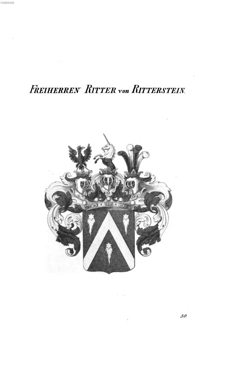 Ritter von Ritterstein 3 — Tyroff オーストリア君主国紋章集の原図
