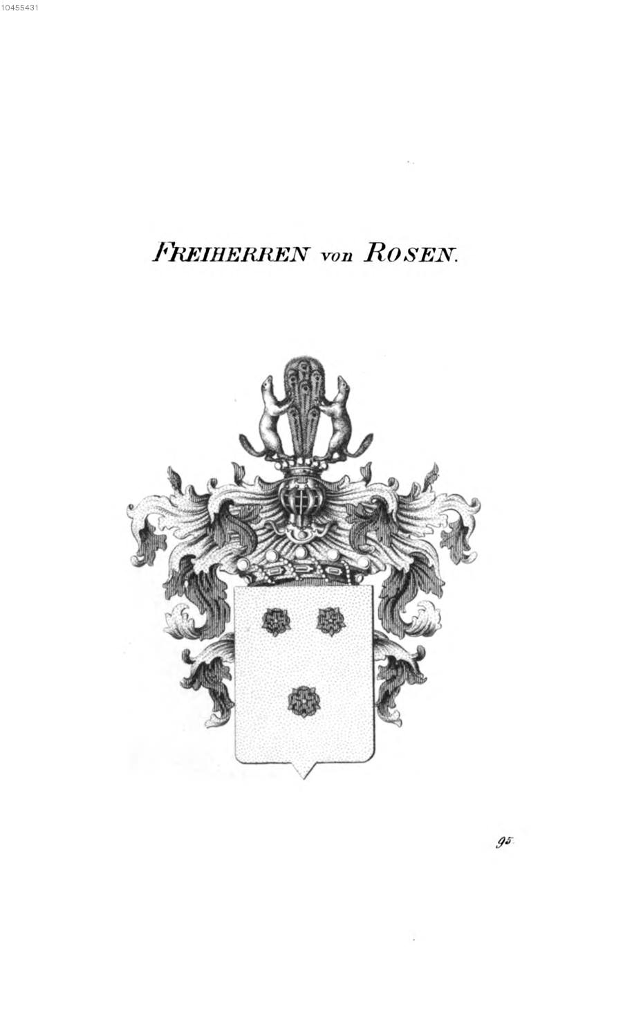 Rosen 2 — Tyroff オーストリア君主国紋章集の原図
