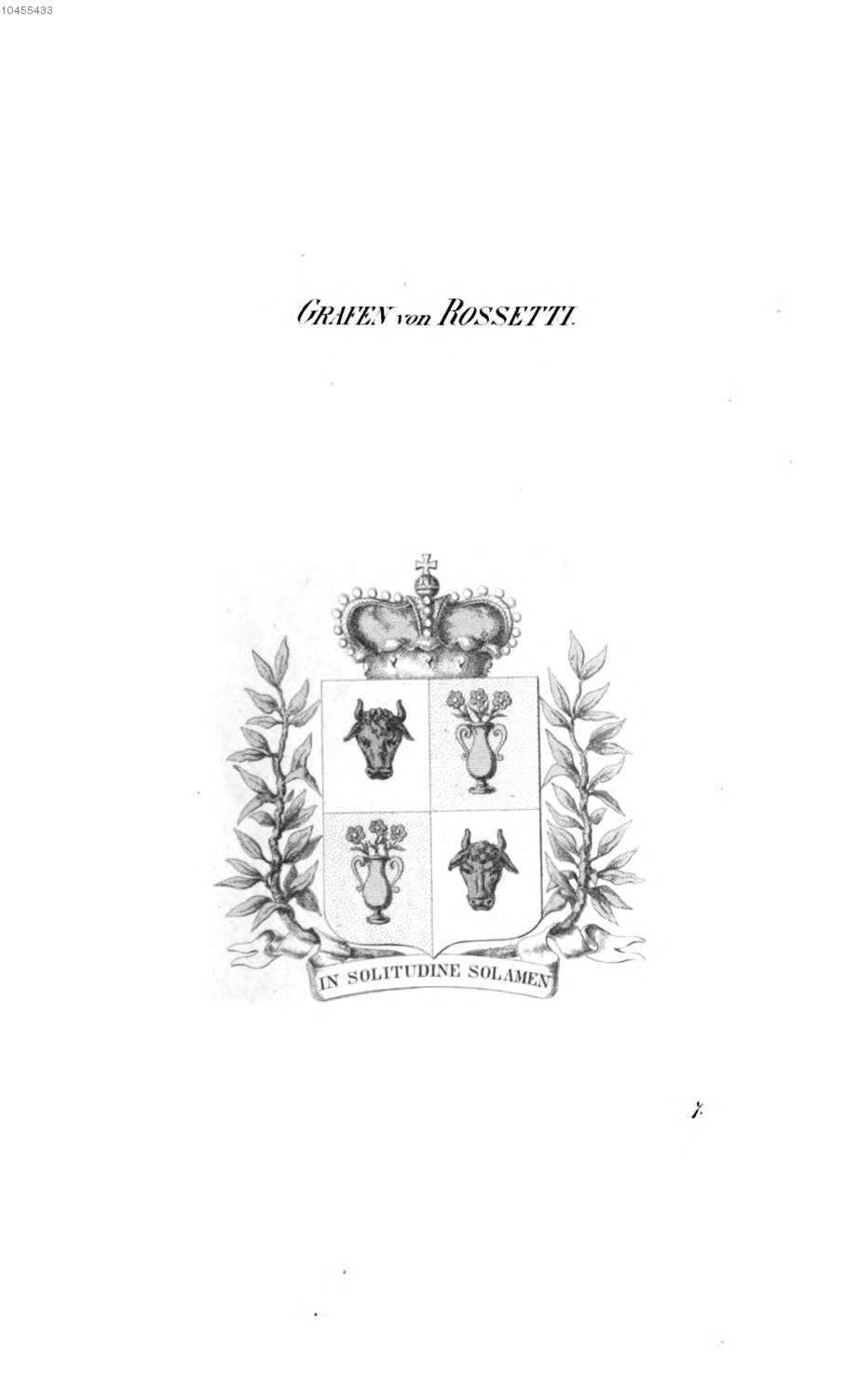 Rossetti — Tyroff オーストリア君主国紋章集の原図