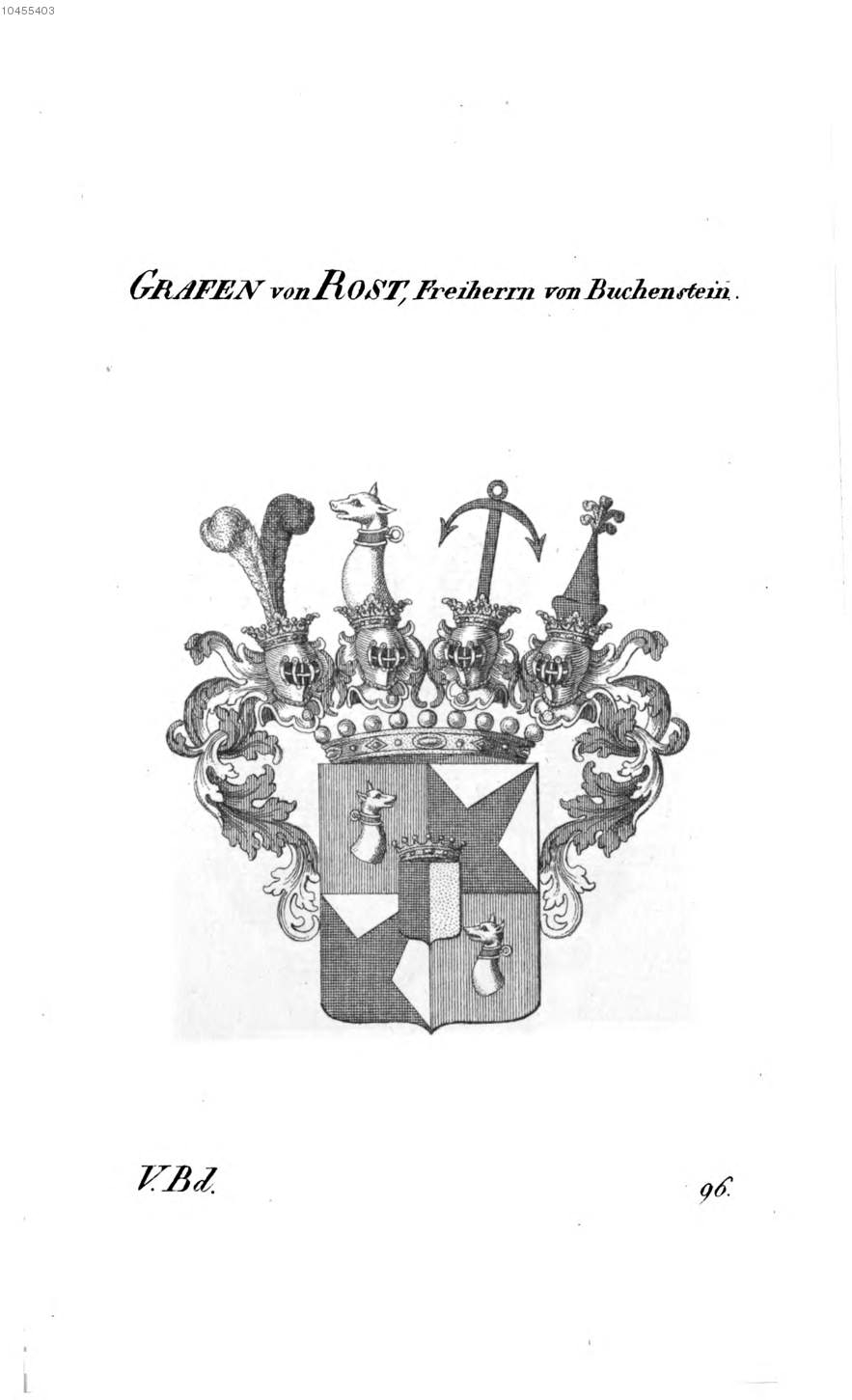 Rost Buchenstein — Tyroff オーストリア君主国紋章集の原図