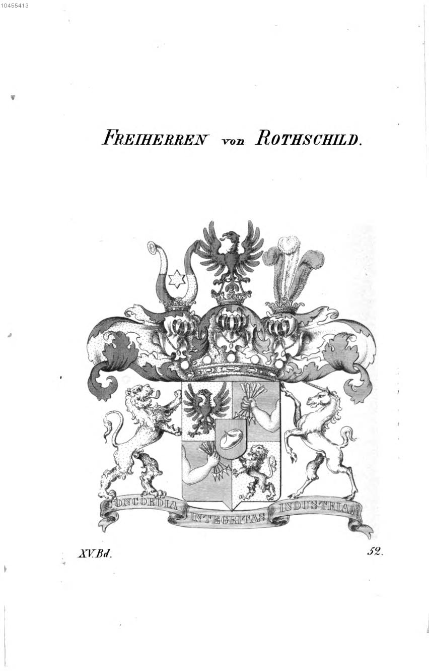 Rothschild — Tyroff オーストリア君主国紋章集の原図