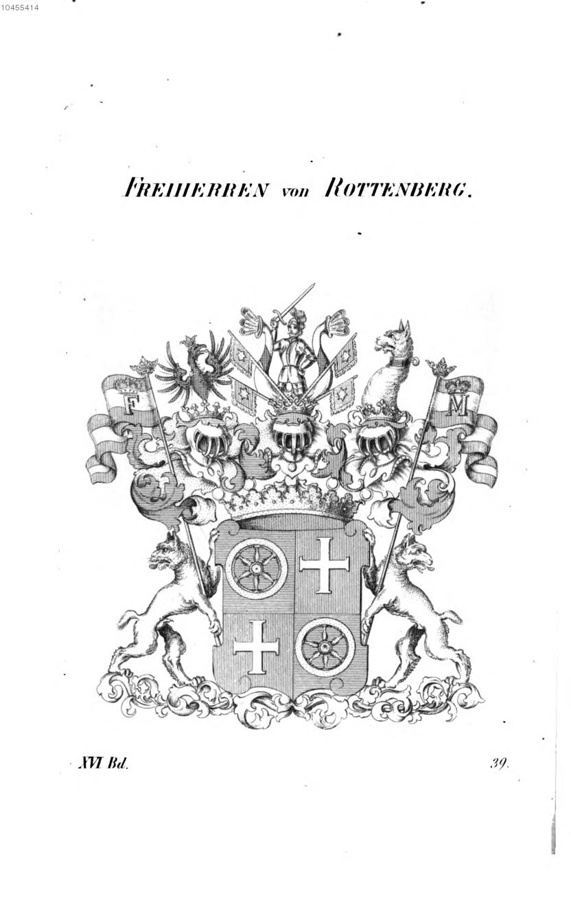Rottenberg — Tyroff オーストリア君主国紋章集の原図