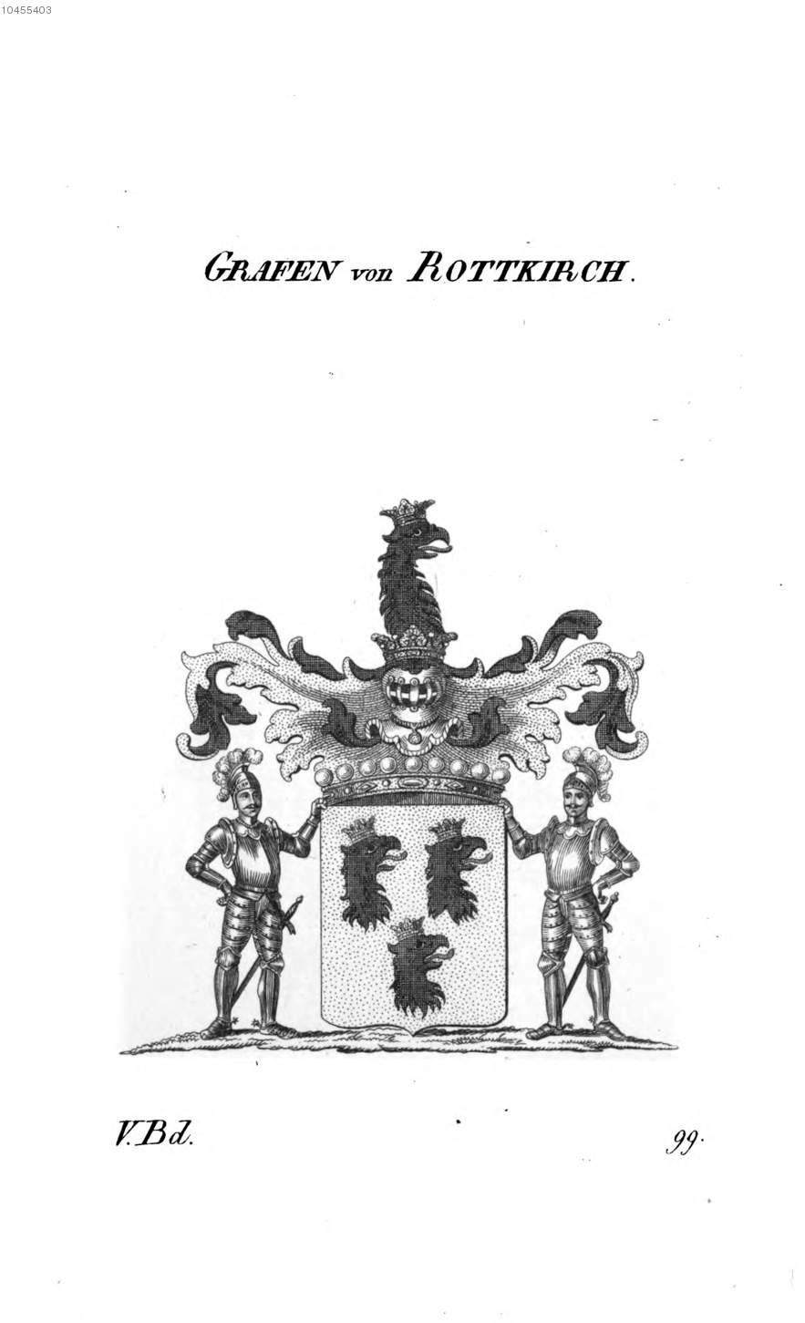 Rottkirch — Tyroff オーストリア君主国紋章集の原図