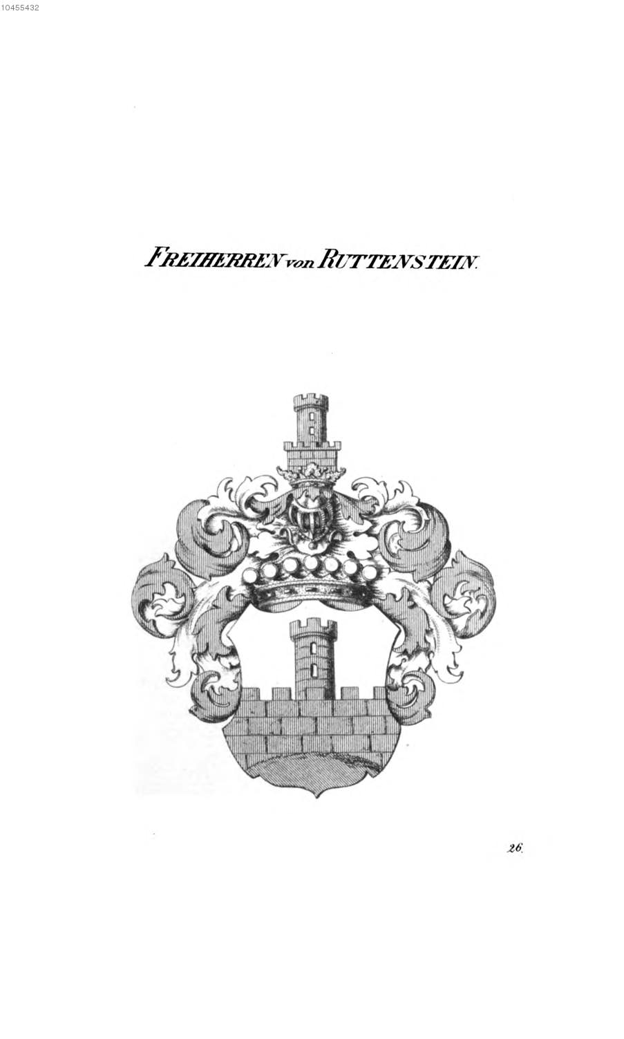 Ruttenstein — Tyroff オーストリア君主国紋章集の原図