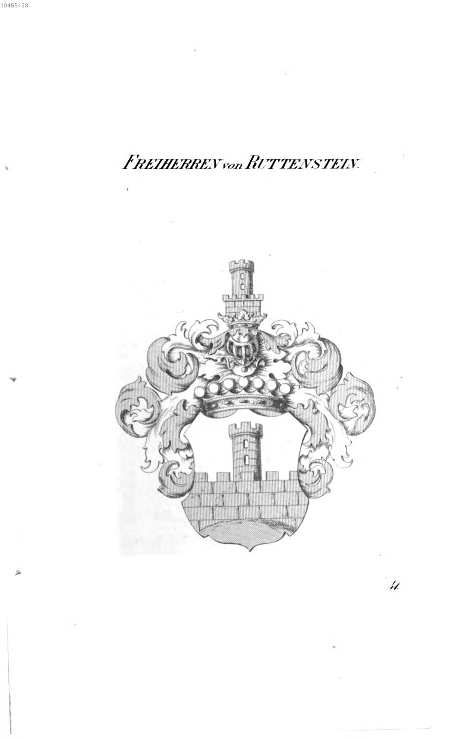 Ruttenstein 2 — Tyroff オーストリア君主国紋章集の原図