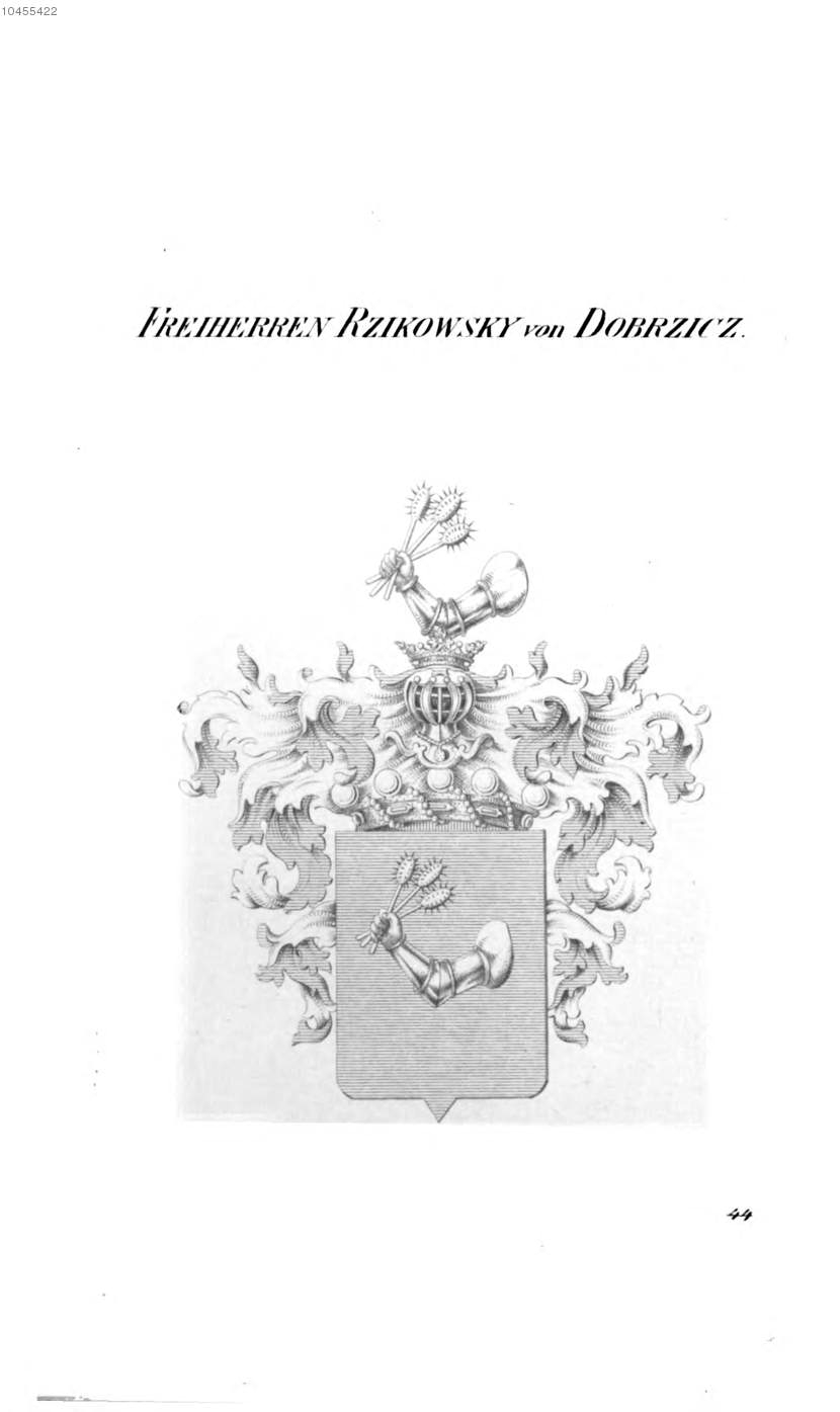 Rzikowsky von Dobrzicz 2 — Tyroff オーストリア君主国紋章集の原図