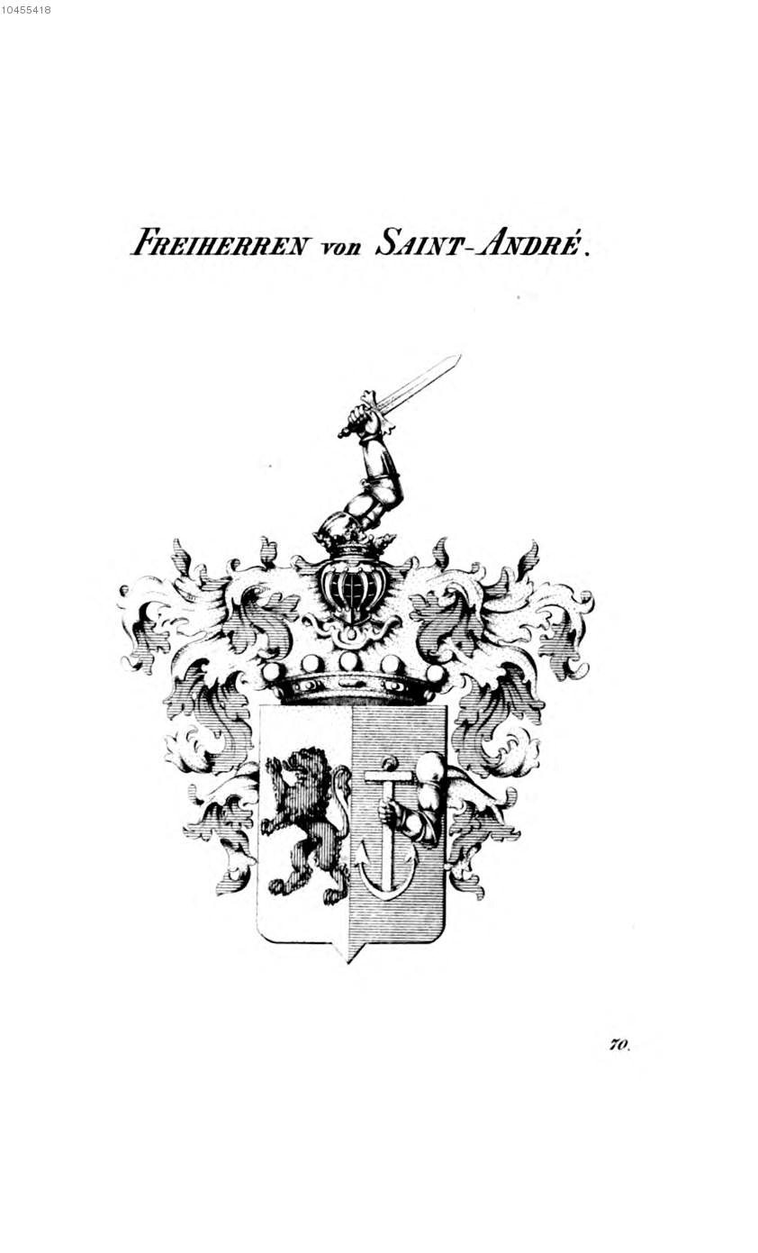 Saint André — Tyroff オーストリア君主国紋章集の原図