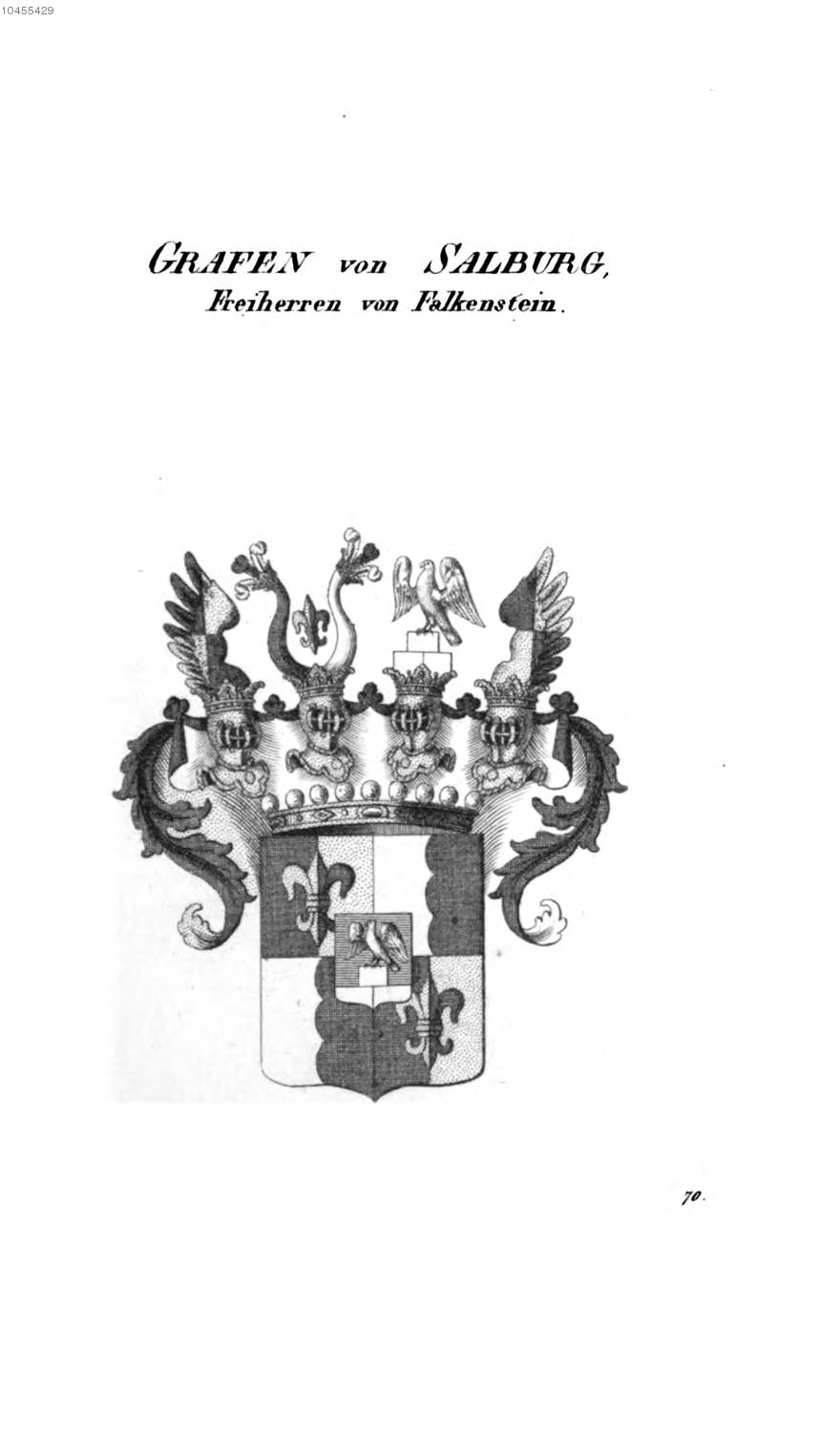 Salburg Falkenstein 2 — Tyroff オーストリア君主国紋章集の原図
