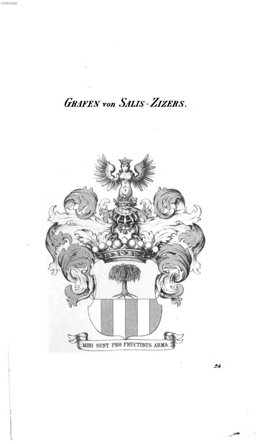 Salis Zizers 2 — Tyroff オーストリア君主国紋章集の原図