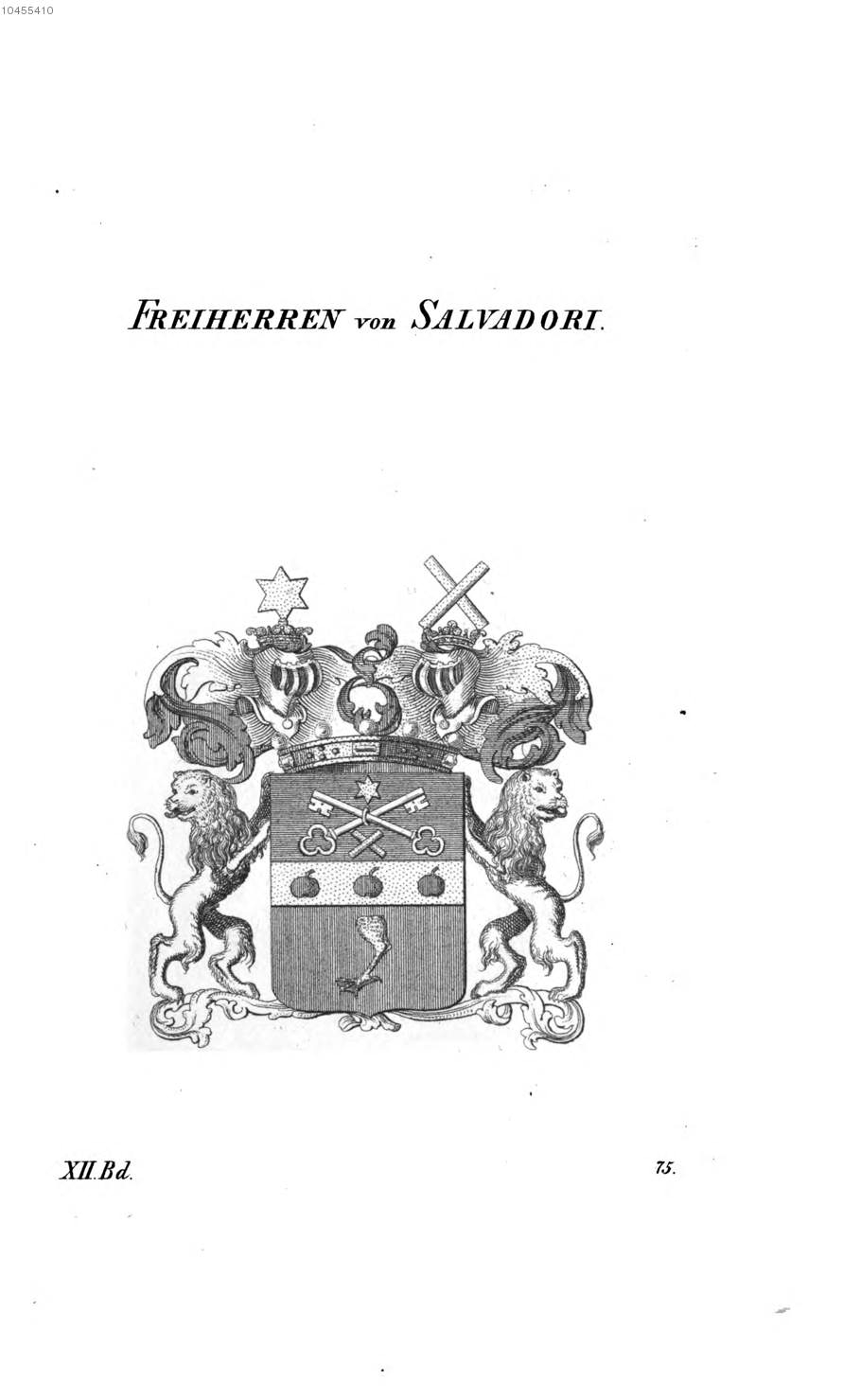 Salvadori — Tyroff オーストリア君主国紋章集の原図