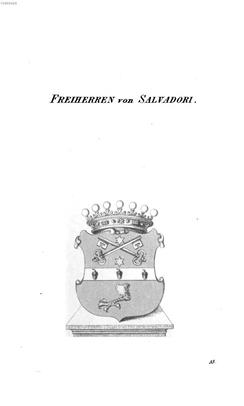 Salvadori 2 — Tyroff オーストリア君主国紋章集の原図