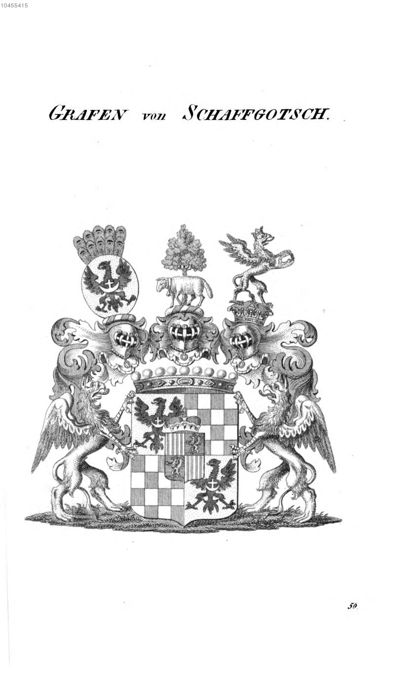 Schaffgotsch 2 — Tyroff オーストリア君主国紋章集の原図