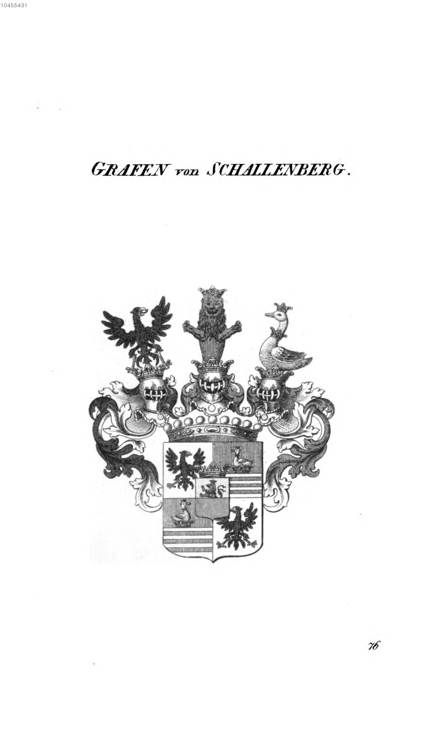 Schallenberg 2 — Tyroff オーストリア君主国紋章集の原図