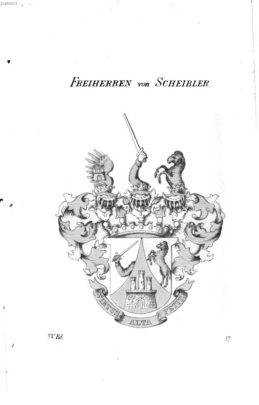 Scheibler — Tyroff オーストリア君主国紋章集の原図