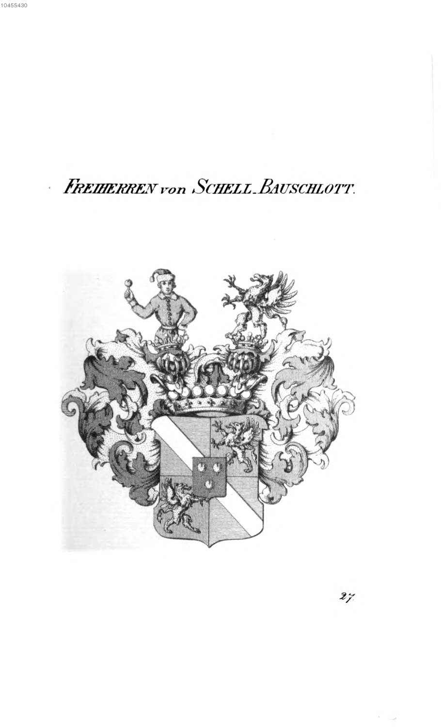 Schell Bauschlott — Tyroff オーストリア君主国紋章集の原図