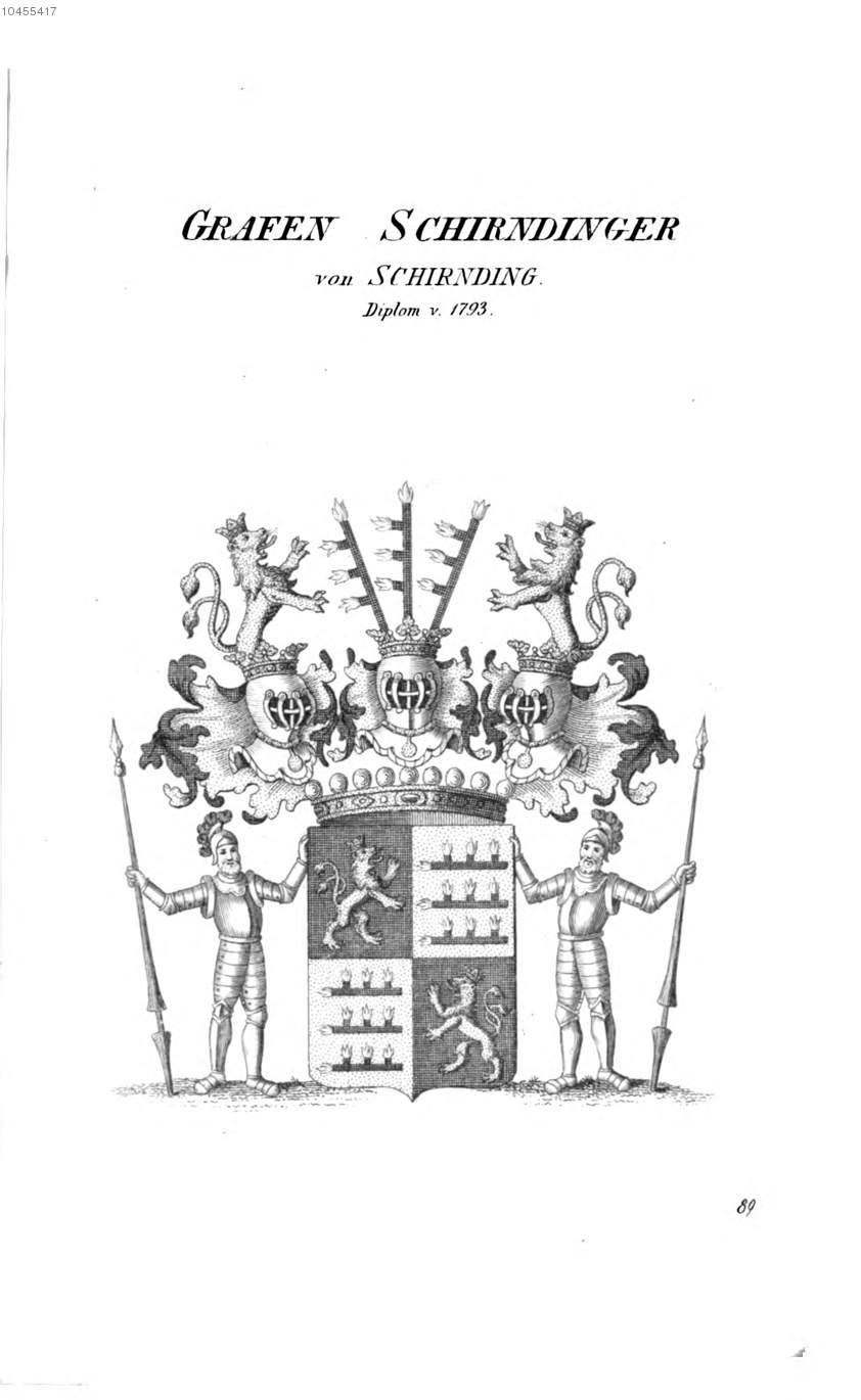 Schirndinger von Schirnding 3 — Tyroff オーストリア君主国紋章集の原図