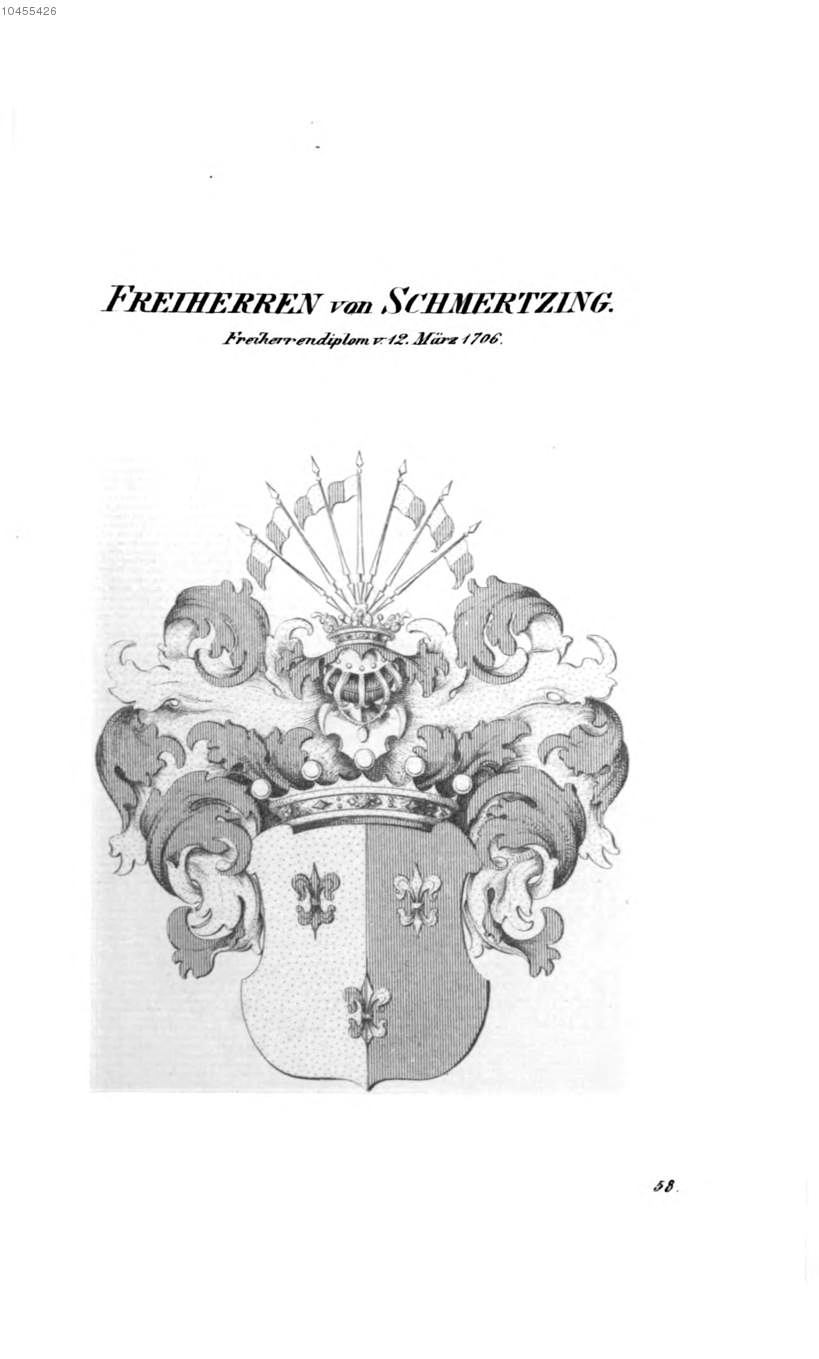 Schmertzing — Tyroff オーストリア君主国紋章集の原図
