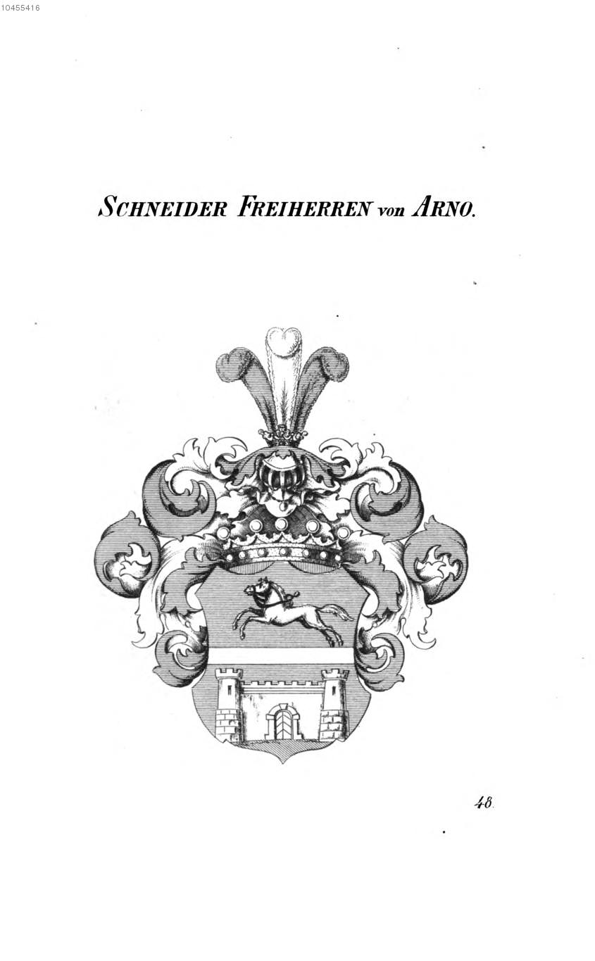 Schneider von Arno 2 — Tyroff オーストリア君主国紋章集の原図
