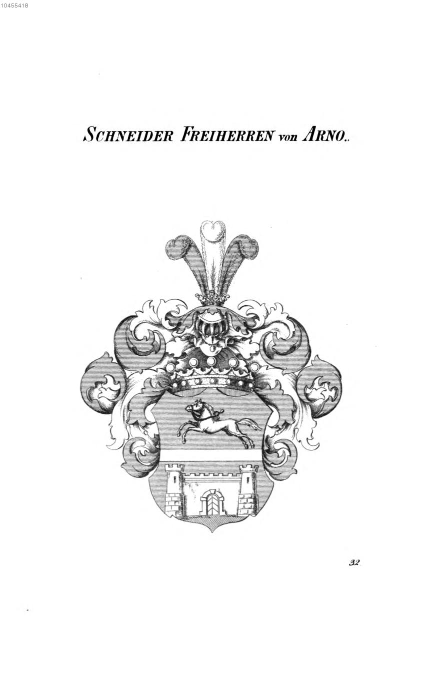 Schneider von Arno 3 — Tyroff オーストリア君主国紋章集の原図